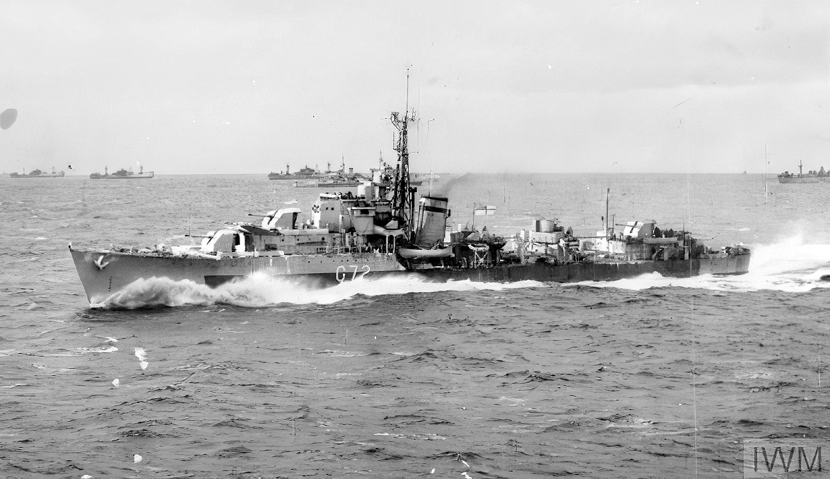 HMS TRIUMPH at sea
