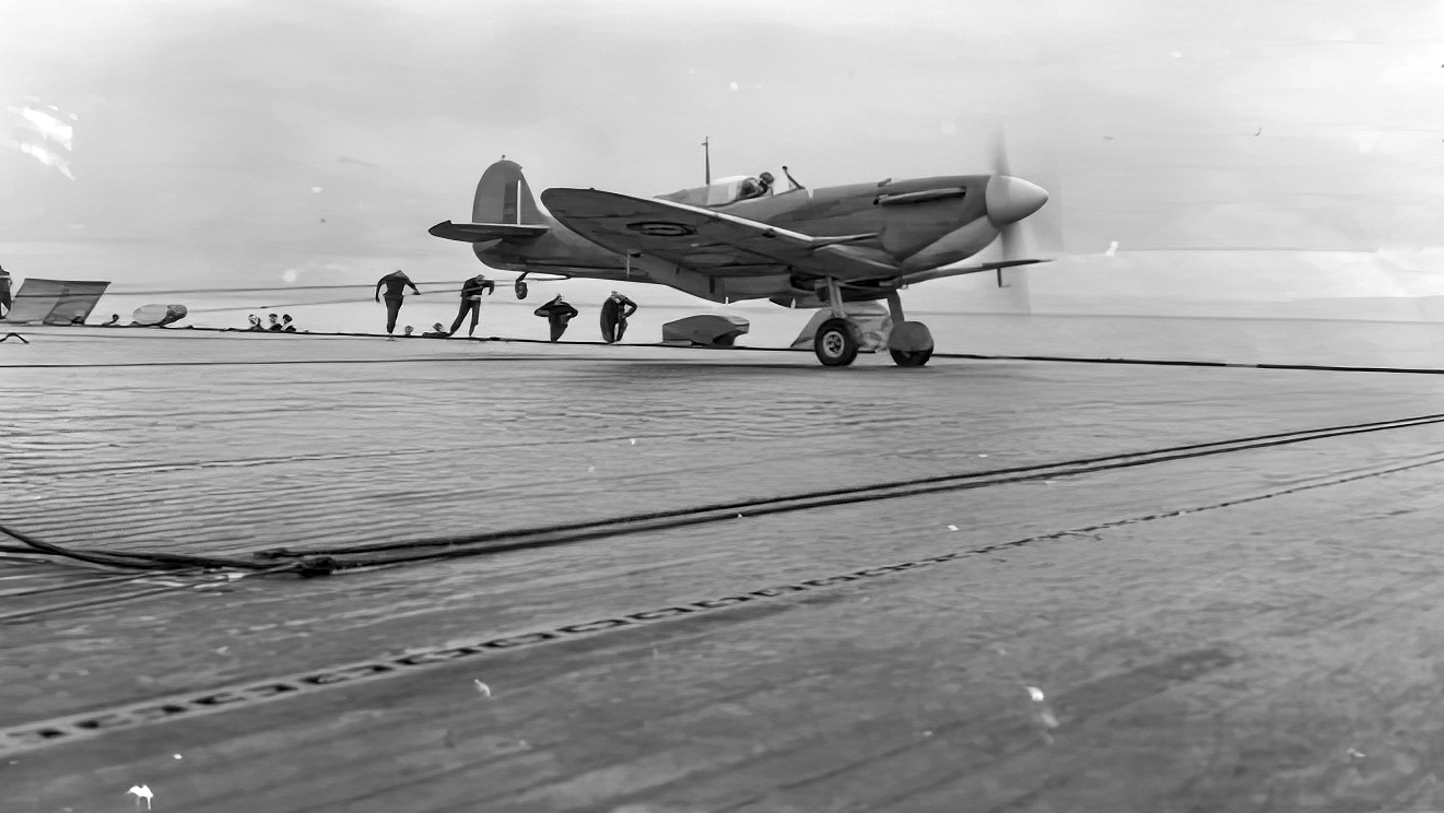 Action Stations- One of Emperor’s 40mm Bofors gun crew closed up as the ship’s defences are put through their paces. Photo: Jack Price via Carl Berrington